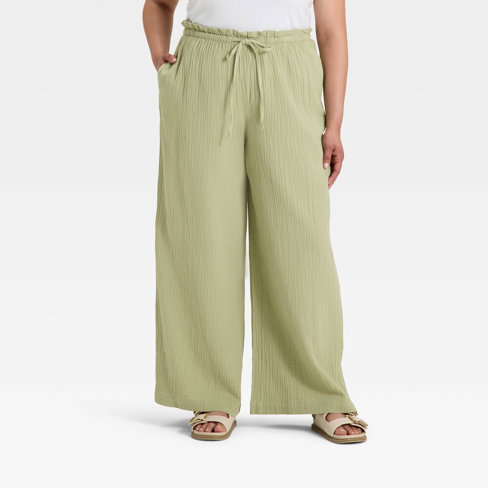 4X Universal Thread  Women's High-Rise Wide Leg Pull-On Pants
